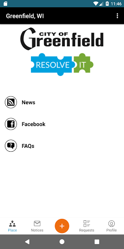 Android application Greenfield Resolve It screenshort