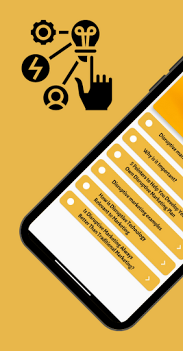 Android application Disruptive Marketing screenshort