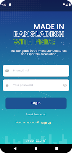 BGMEA Screen 2