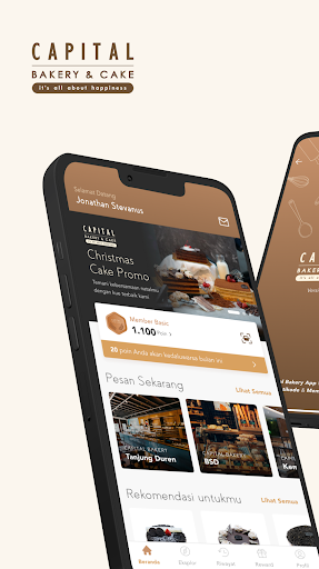 Android application Capital Bakery screenshort