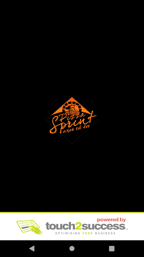 Android application Pizza Sprint screenshort