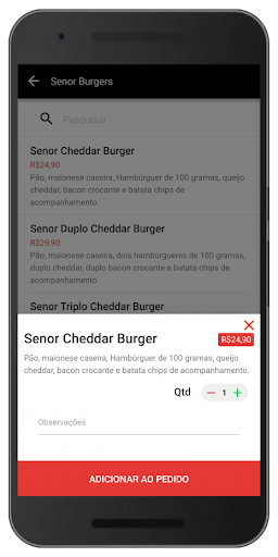 Senhor Hamburguessa Screen 3