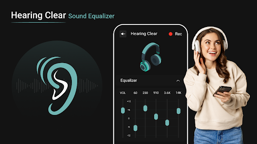 Android application Hearing Clear: Sound Amplifier screenshort