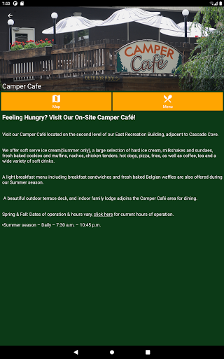 Screenshot of Lake George RV Park
