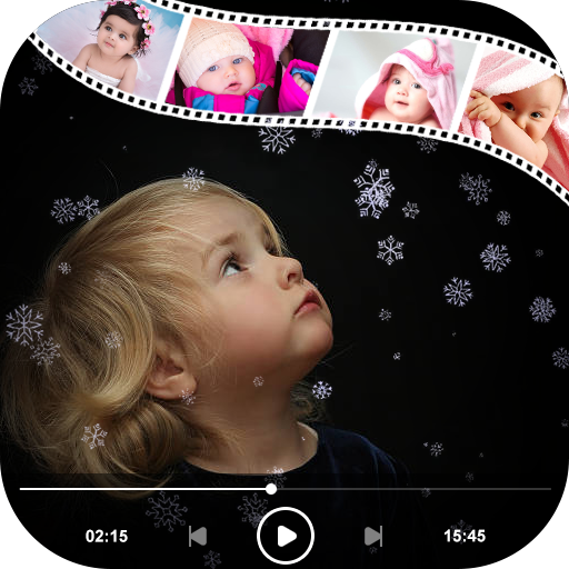 Baby Video Maker with song logo