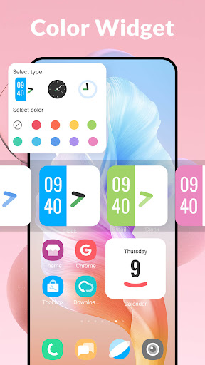 Screenshot of Color Launcher, cool themes