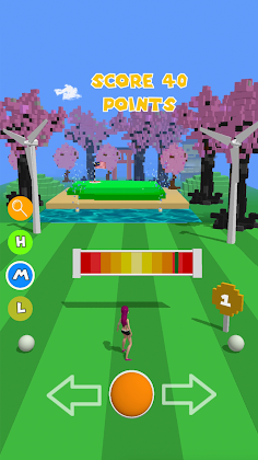 Target Golf:   Pixel art game - Screenshot 2