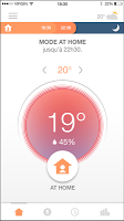 screenshot of Connected Thermostat