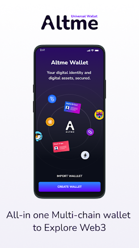Android application Altme Wallet screenshort