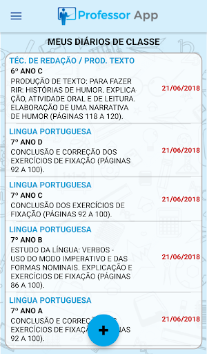 Professor App Screen 3