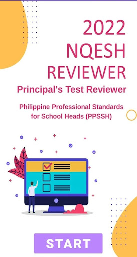 Android application NQESH Principal Test Reviewer screenshort