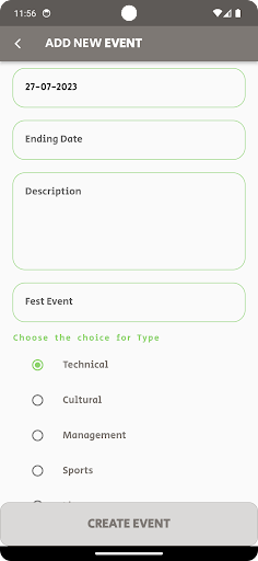 Android application simposio screenshort
