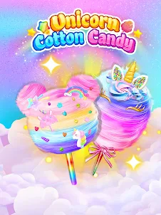 Unicorn Cotton Candy Desserts