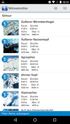 Skitourenatlas Südtirol