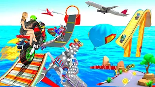 Moto bike driving scooter game - Screenshot 1
