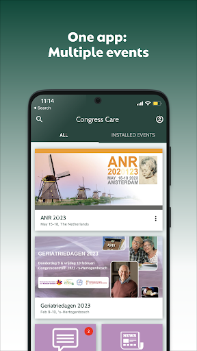 Android application Congress Care - Meeting App screenshort