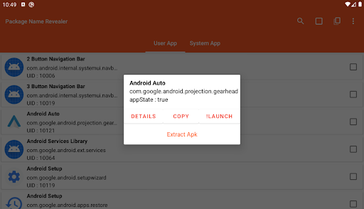 Package Name Revealer