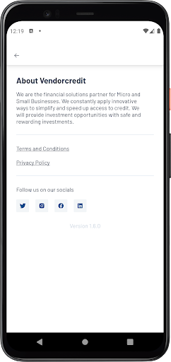 Vendor Credit Screen 3