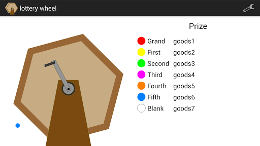 lottery wheel Screen 3