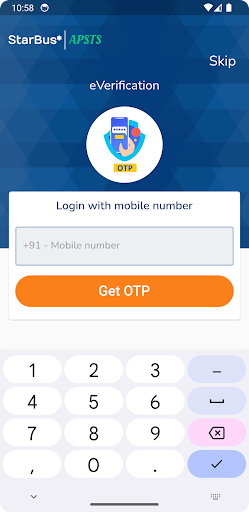 Android application APSTS screenshort