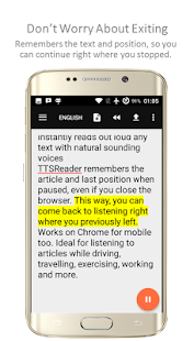 TTSReader Pro - Text To Speech Ekran görüntüsü