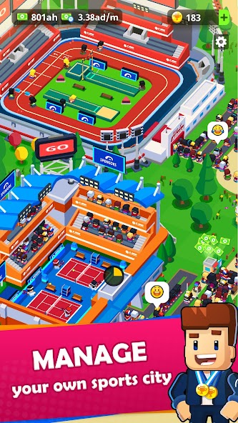 Sports City Tycoon: Idle Game 1.20.14 APK + Мод (Unlimited money) за Android