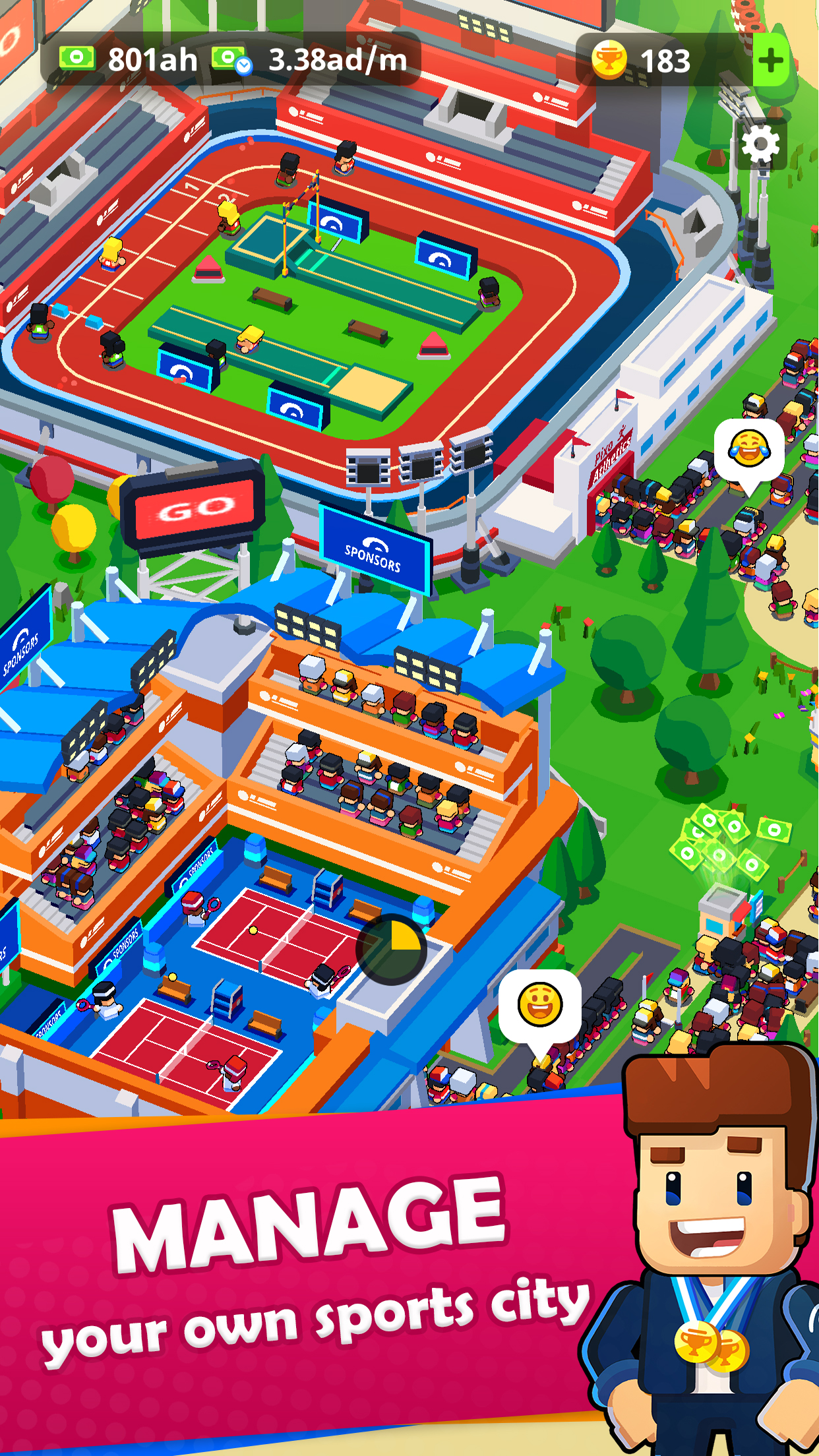 Sports City Tycoon: Idle Game 