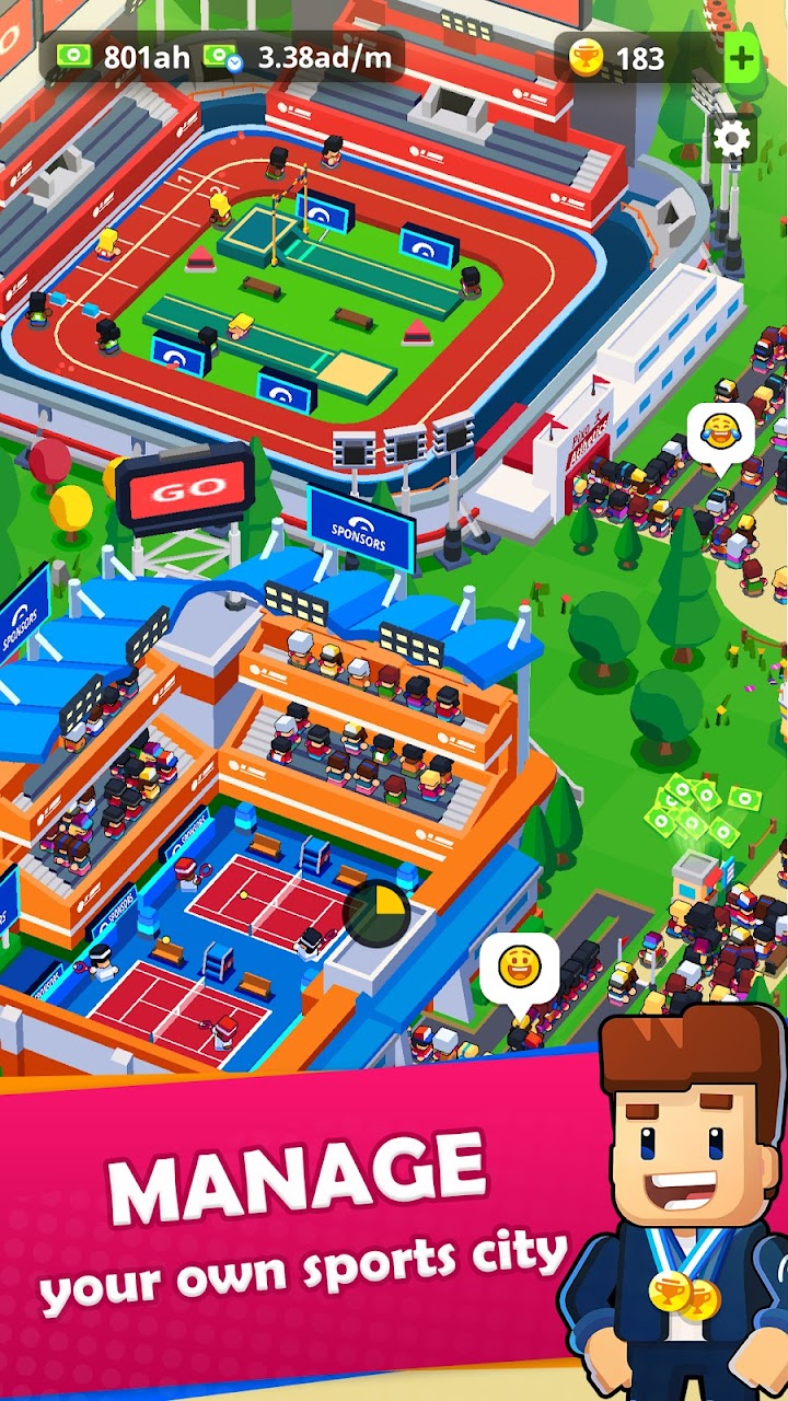 Sports City Tycoon: Idle Game APK