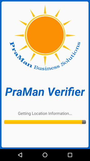 Android application Praman Verifier screenshort