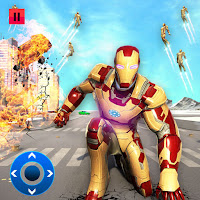Iron Rope Superhero Iron Robot Mission Games 2020