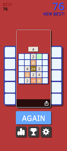 Android application 2048 screenshort
