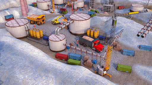 Excavator Crane Driving Sim apkpoly screenshots 12