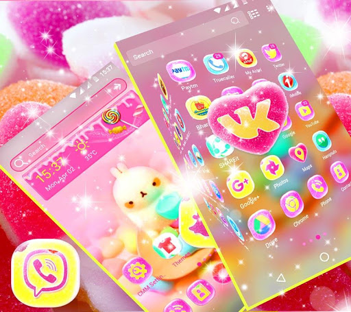 Android application Candy Launcher Theme screenshort