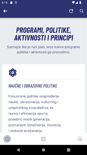 Za Nove Generacije Screen 2