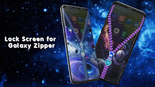 Galaxy Zipper Screen Lock Screen 2