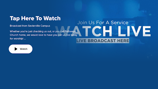 Screenshot of Pathways Church App