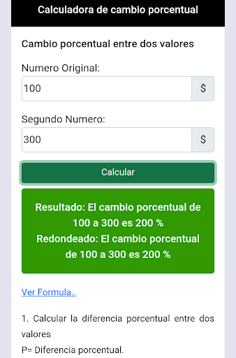 Calculadora de Porcentajes Screen 3