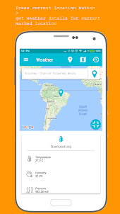 Weather map tracking
