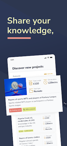 Android application GrapeData screenshort