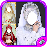 Muslim Hijab Wedding Gown Photo Montage icon