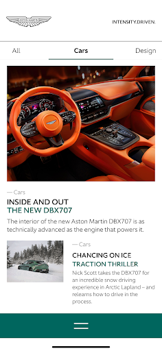 The Aston Martin Magazine App