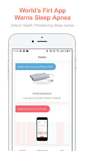 Android application Anti Snore Solution screenshort