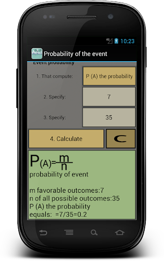 Probability theory Screen 3