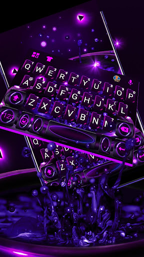 Android application Glow Neon Business Keyboard Th screenshort