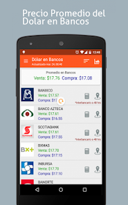 Captura de Pantalla 1 Dolar en Mexico: Bancos y DOF android
