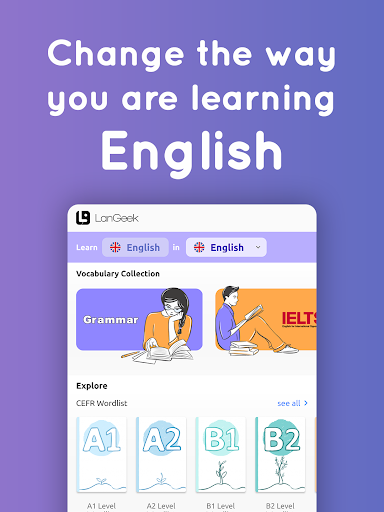 Screenshot of LanGeek | English Vocabulary