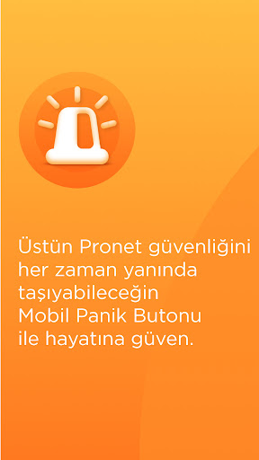 Android application Pronet Mobil Panik Butonu screenshort