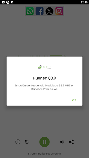 Huenen 88.9 Screen 2