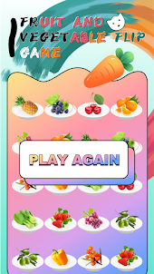 Fruit and Vegetable Flip Game
