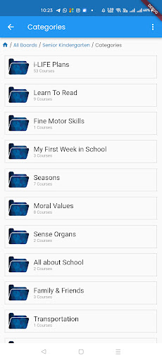 i-Life LMS Screen 2